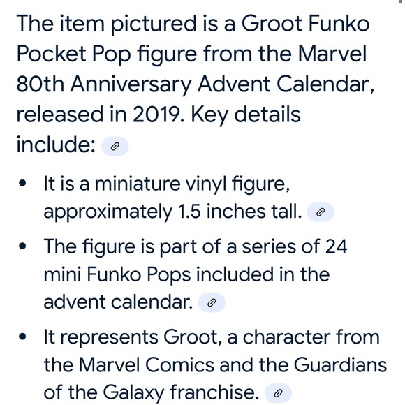 🔥5/$25 BABY GROOT FUNKO Guardians of The Galaxy Pocket Pop Mini Figure 1.5” 2019 - Picture 3 of 6